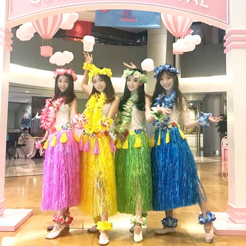Children's Day Hawaiian Hula Costume Festival Costume Performance Costume Adult Hula Skirt Thickened Suit Seaweed Dance