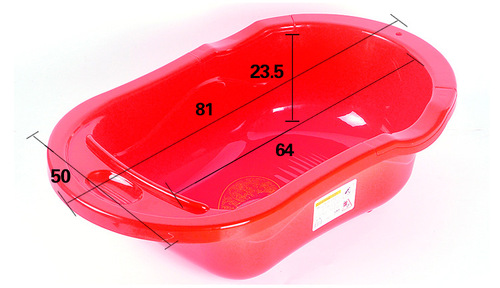 BB4C wholesale wedding supplies rectangular red bathtub baby bathtub large baby newborn wash