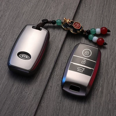 Car key bag K3, Sportage, K5, Forte - no-specifications-model-a-gunmetal-black-fortune-pixiu