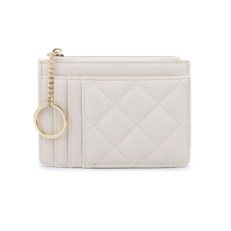 Lingerie billetera de cuero suave multi-tarjeta bolsas de tarjetas 3 en 1 anti-magnetismo bolsas de lujo pequeñas bolsas de monedas