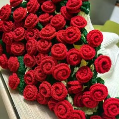 ローズブーケブランケット DIY 素材パッケージチューリップフラワーブランケットウールボール手織り親友ギフトドロップシッピング
