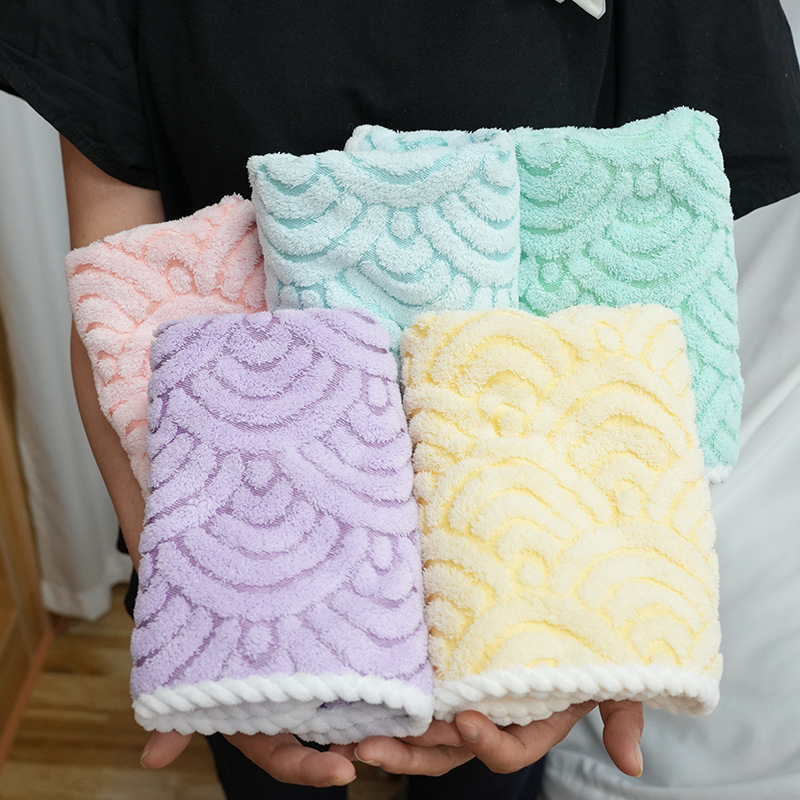 Coral Velvet Towel Souvenir Soft and Thickened Absorbent Towel Non-Shedding Towel Bath Towel Wholesale