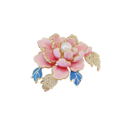 Brooch Women Elegant Enamel | Yaxa sancaqları