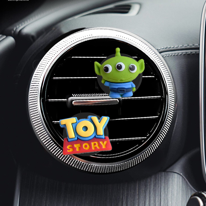Explosión transfronteriza Toy Story Car Perfume Clip de salida de aire Adornos de aromaterapia Lindas decoraciones de automóvil