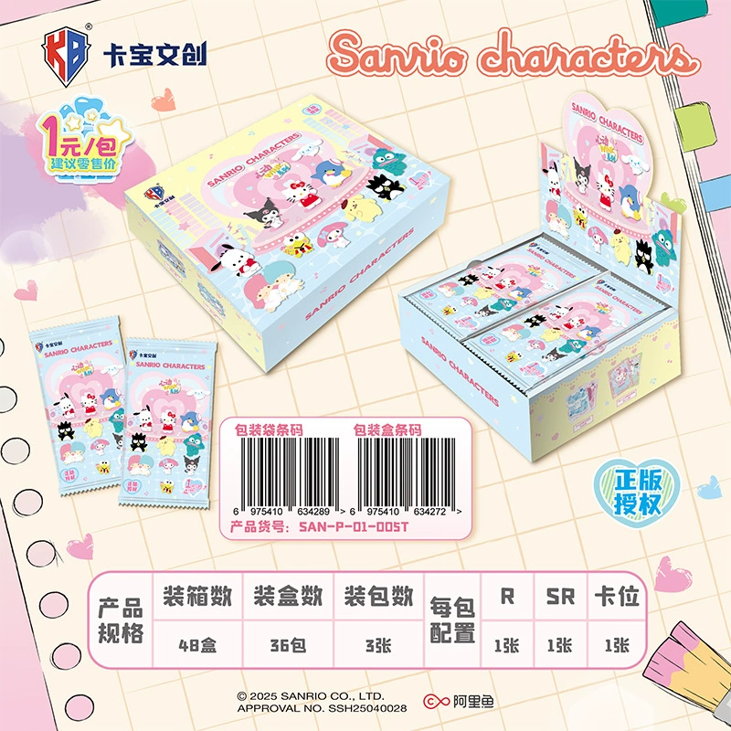 Карточка Sanrio Card Shooting Party PLAN Collection Card Collection Paper Sanrio Family Anime Card