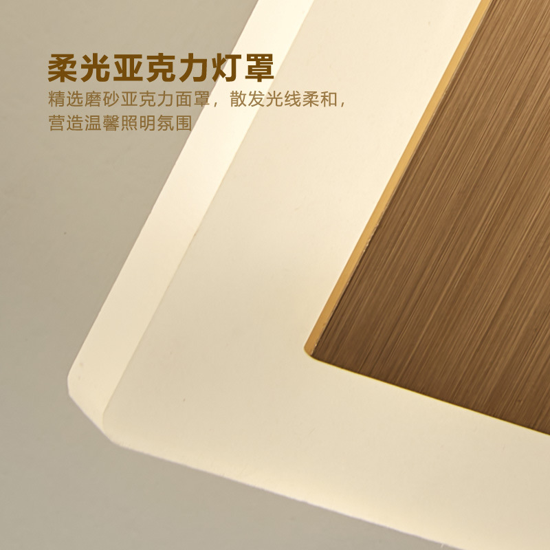 Long acrylic LED modern sconce for bed