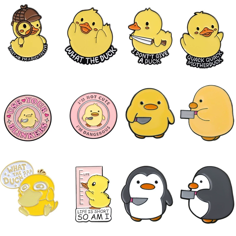 BDuck, милый творческий кармановый мешок, подвеска, украшения, брошь, новая коллекция