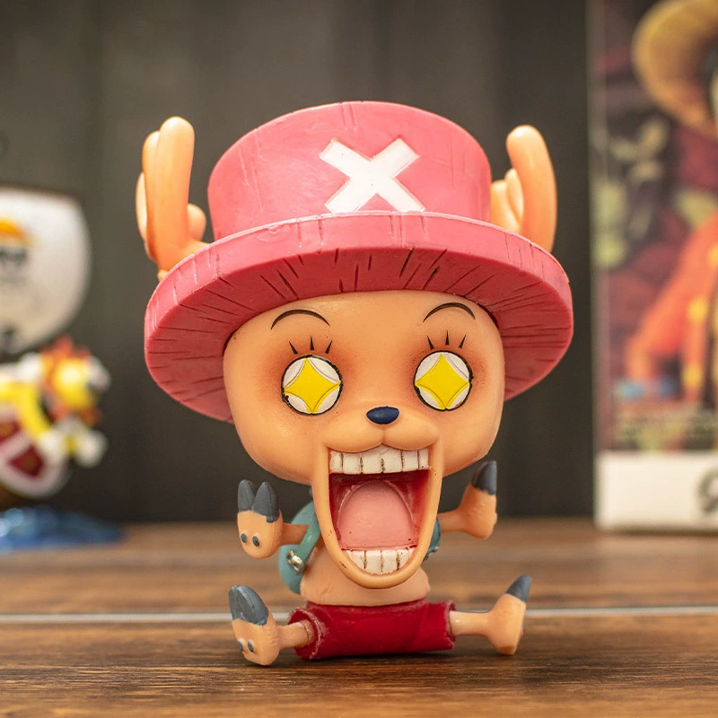 Q версия One Piece Datou Luffy Sonjo Bayes Emperor Doll Doll Blind Anime Swing Pack wholesale