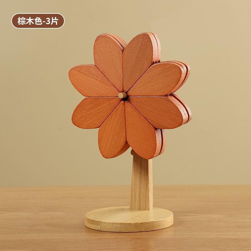 Molino de viento creativo transfronterizo almohadilla de aislamiento térmico resistente a quemaduras decoración de mesa de comedor doméstica alta sensación taza al por mayor