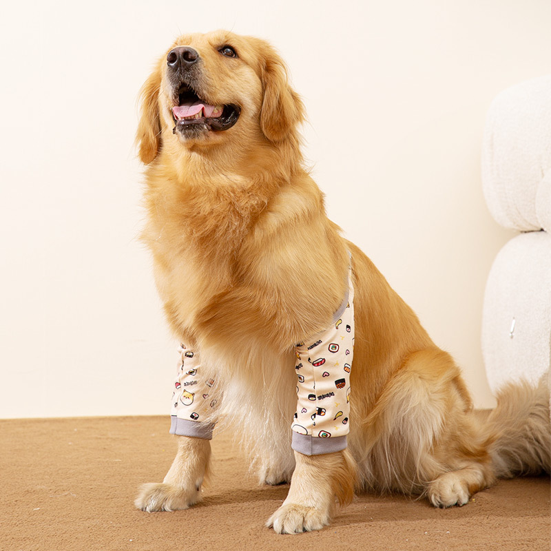 寵物護膝狗狗護肘衣服護腿金毛柴犬防磨耐髒防灰中型大型犬保護套