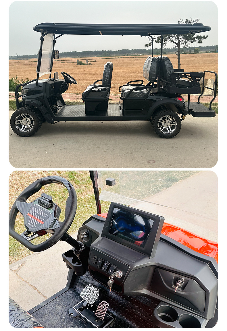 Electric fuel golf cart sightseeing bus 24/6/8 scenic park hotel sales office car ferry exit