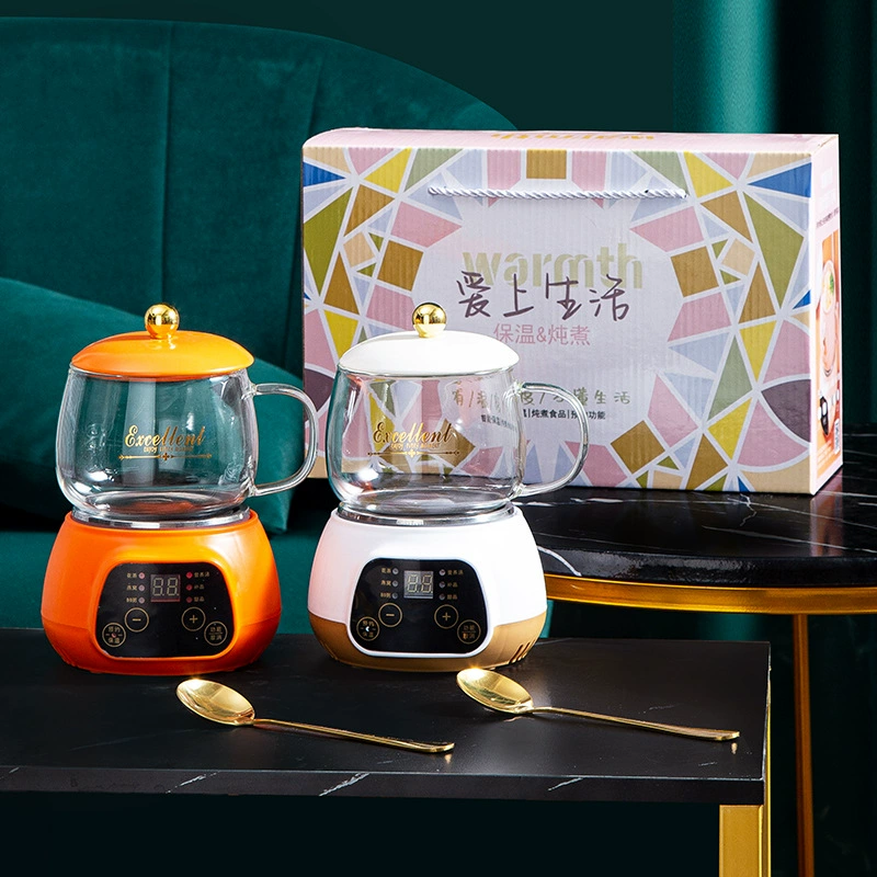 Smart mini electric thermos cup for home and dormitory, multifunction electric stewing cup, portable automatic health cup, porridge cup