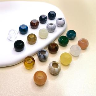[fen Brocade Jewelry] Acrylic Large Hole Bead Pendant Decorative Buckle Accessories Accessories Chinese Style New Chinoiserie Hot Style