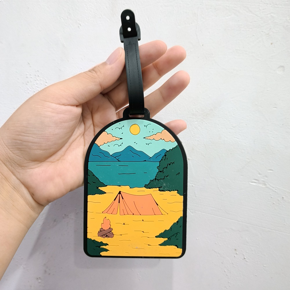 텐트 수하물 태그