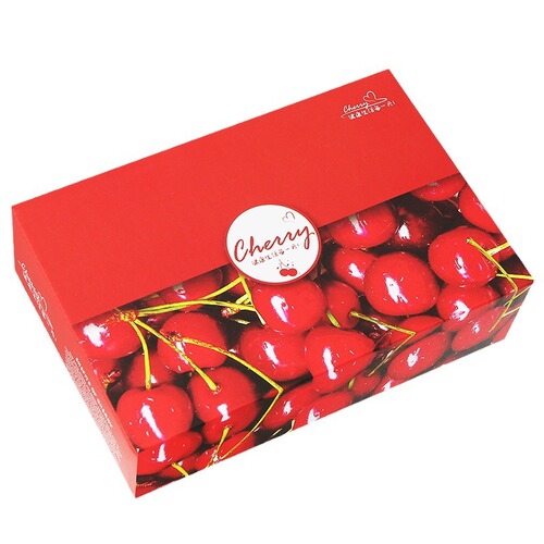 Cherry packaging box gift box empty box high-end hot stamping universal 3 catties 5 catties cherry portable gift box wholesale