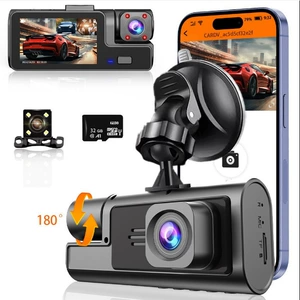 Telefon Qoşulan HD Üç Kameralı Videoqeydiyyatçı A22 Wifi ilə