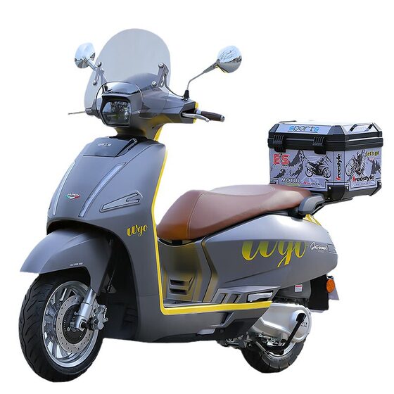 Jialing Fuel Vehicle Mona Lisa Fuel-efficient Scooter National Four EFI Takeaway Double-person Available Locomotive
