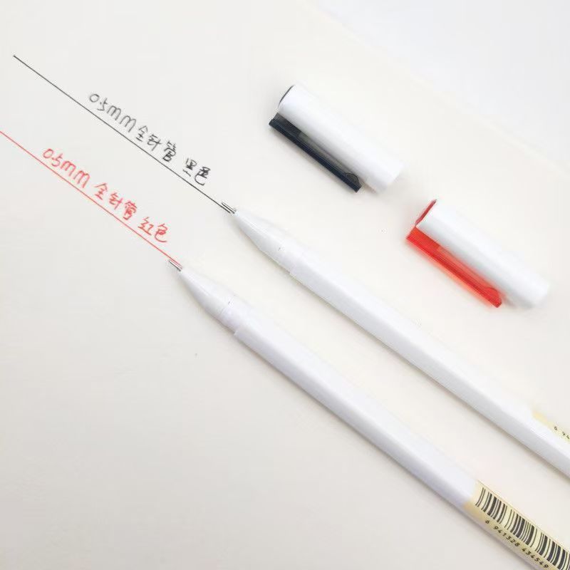 ホビー GP1341 学生水性ペン サインペン シンプル ホワイト ペンホルダー 0.5mm フルニードル ブラック ゲルペン|undefined