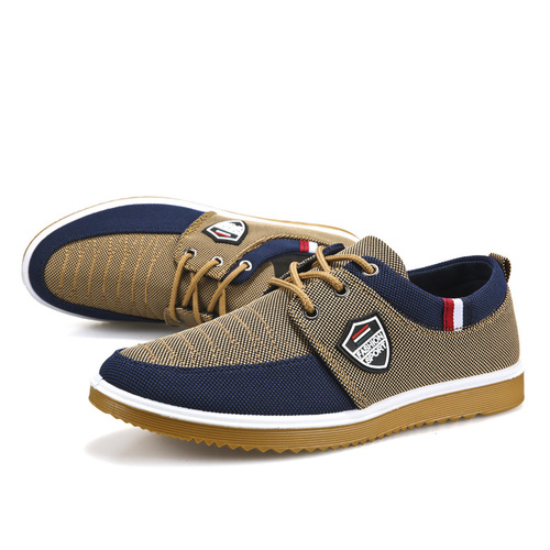 New Old Beijing Cloth Shoes for Men, Versatile Work Shoes, Casual Platform Shoes, Korean Style Men's Casual Canvas Shoes, Wholesale Cross-border