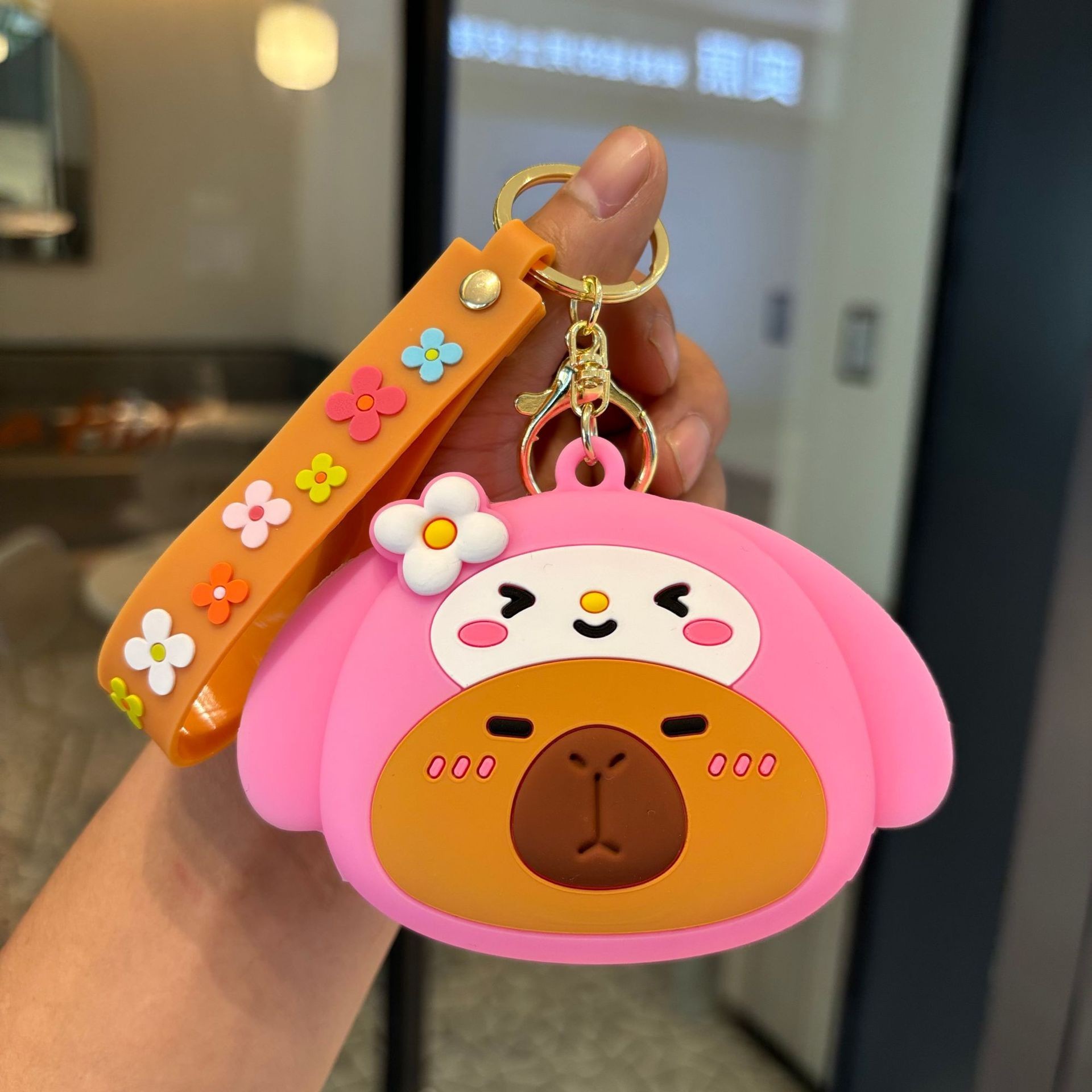 Sanrio bolsos colgantes de cambio bolsos colgantes de muñecas colgantes de llaves de automóviles