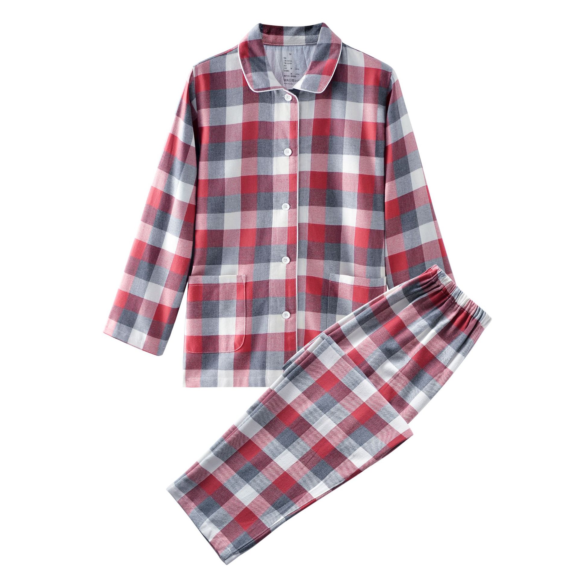 Women's red and gray checkered/flannel