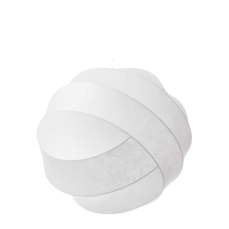 Lámpara de seda de estilo japonés lámpara de sala de estar lámpara de dormitorio diseñador retro Zen creativo lámpara de decoración residencial