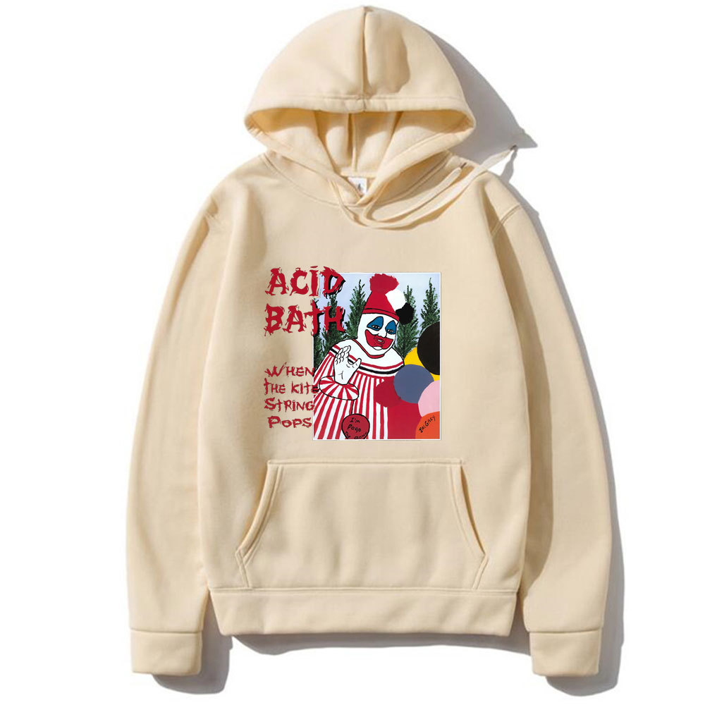 Sudadera con capucha de baño agrio Mind TV bobina lodos metal sudadera con capucha hombres ropa de calle moda algodón deportes