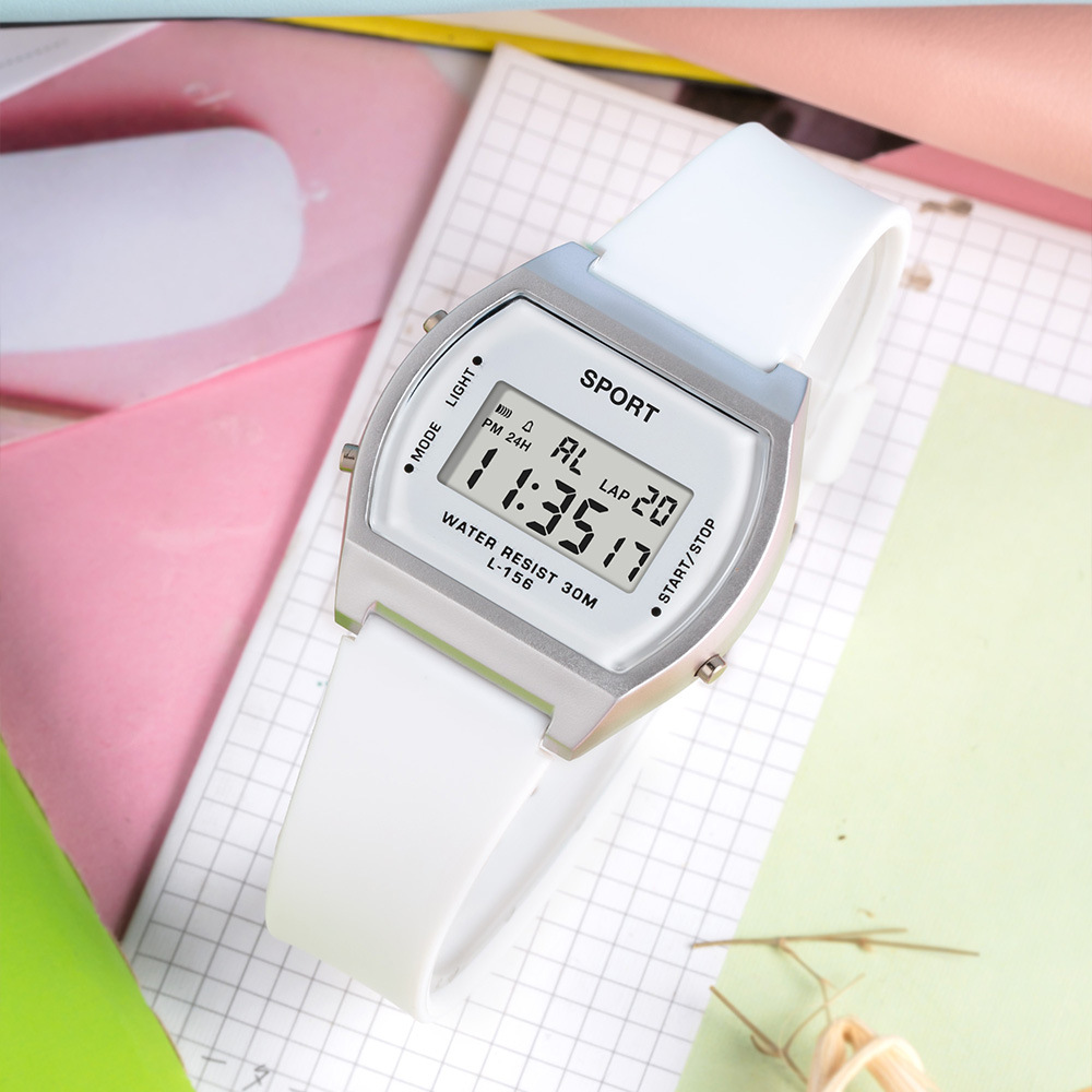 Nueva tendencia juvenil estudiantes al aire libre reloj electrónico alarma multifuncional reloj electrónico de luz nocturna