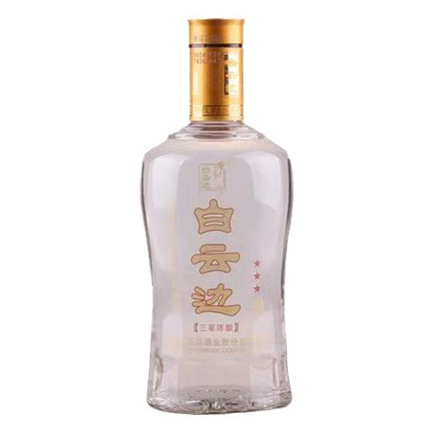 【官方正品】白云边三星53度陈酿500mL浓酱兼香型白酒纯粮酒高度|undefined