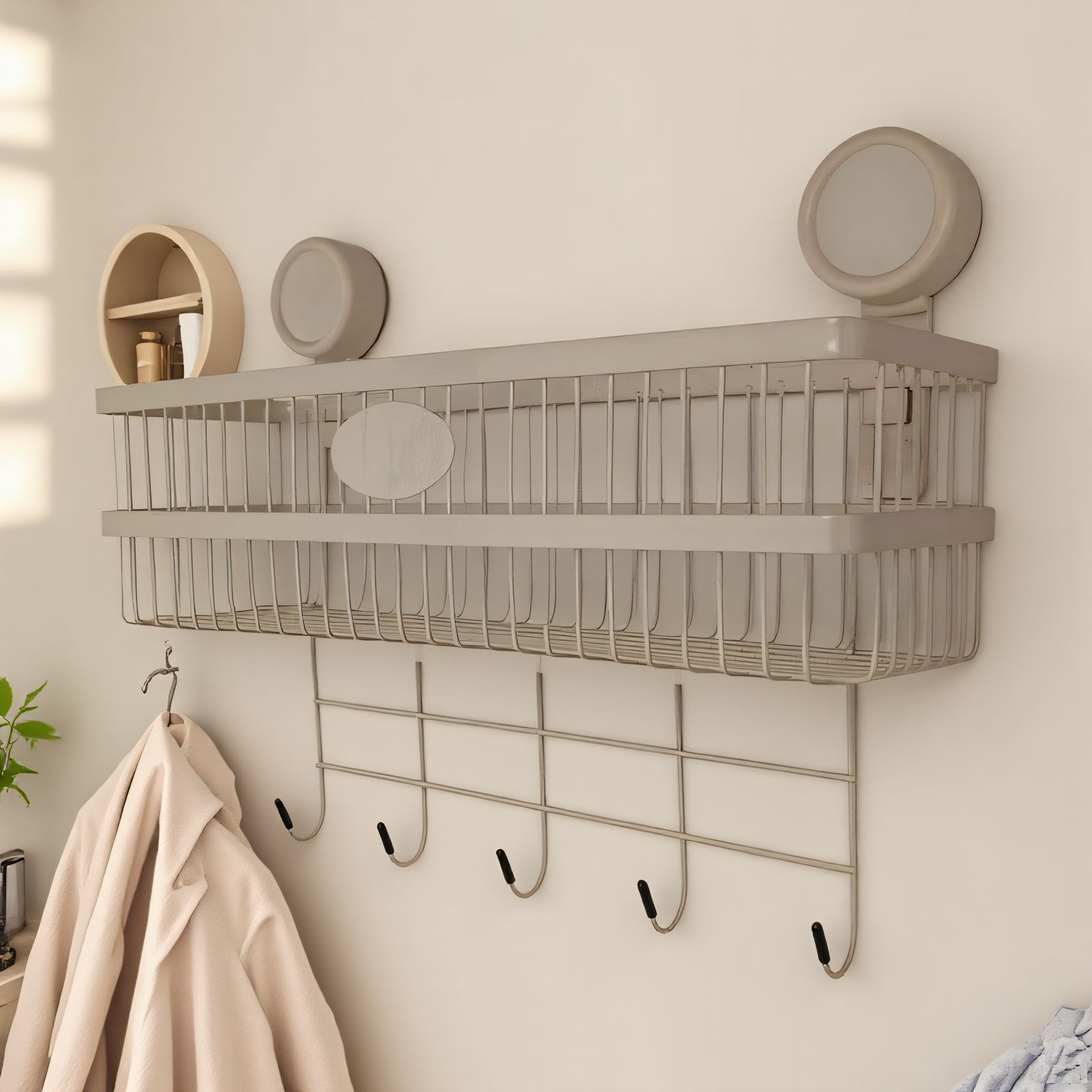 Kitchen Punch-Free Suction Cup Storage Rack Wall-Mounted Spice Rack Household Corner Spice Supplies Storage Rack