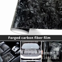 PET品质哑光锻造玻璃黑车身贴膜乙烯基摩托车配件碳纤维车贴装饰
