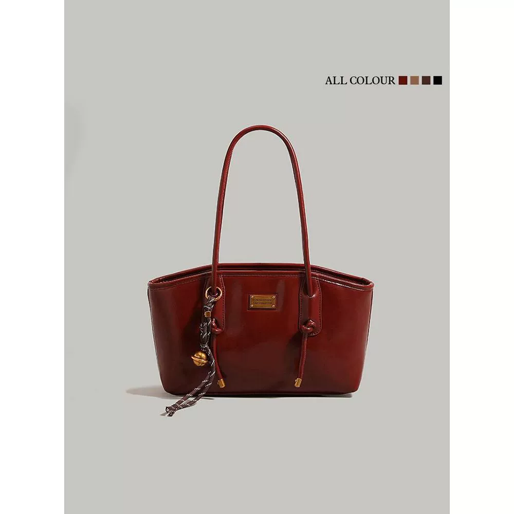 Оптовая продажа: Новая женская сумка-тоут красного цвета для свадьбы и торжеств, вместительная сумка для свадебного банкета, сумка через плечо/на предплечье для повседневного использования