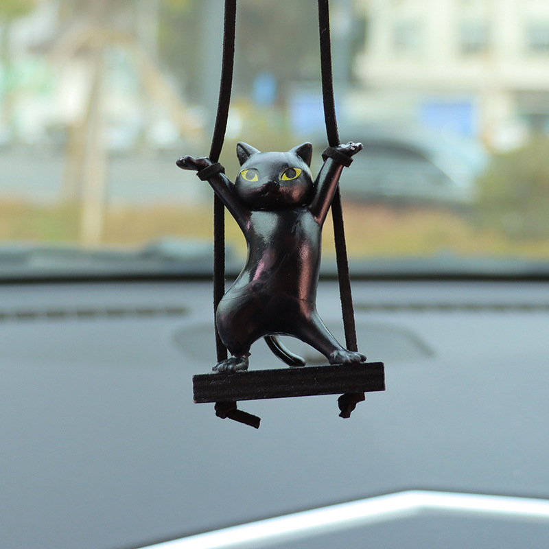 Twisted Waist Cat Car Pendant Car Interior Decoration Supplies Car Pendant Pendant Car Charms Car Supplies Batch