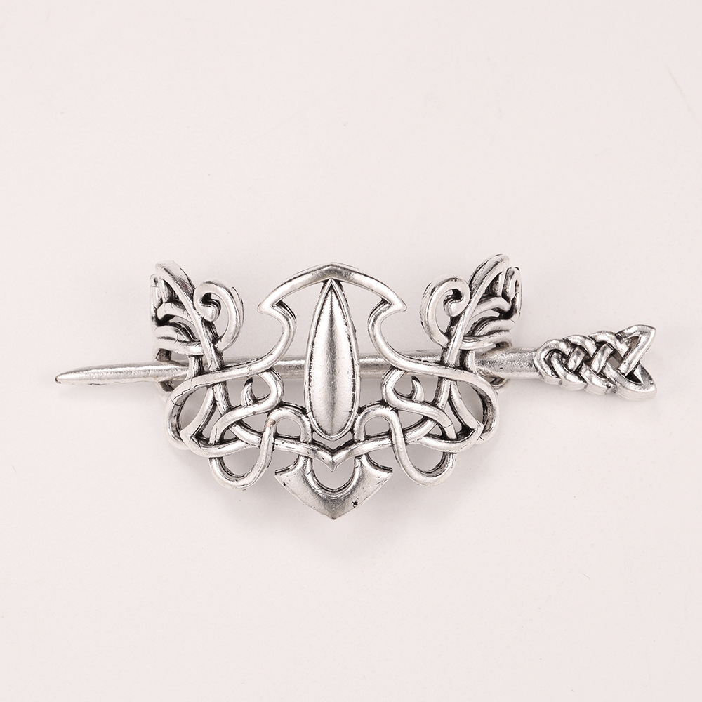 Europeo y americano popular nórdico retro horquilla Viking horquilla Celtics horquilla noruego hembra updo accesorios para el cabello horquilla al por mayor