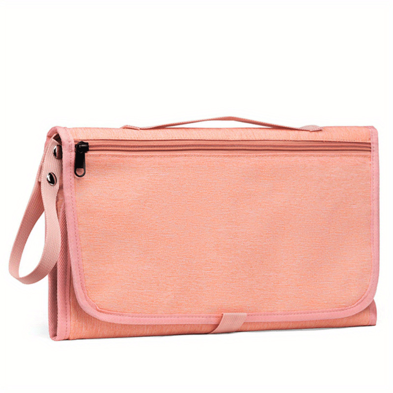 Almohadilla de cambio de pañal plegable portátil para bebé Almohadilla de pañal impermeable Bolsa de almacenamiento de pañal de bolsillo Amazon estilo explosivo transfronterizo