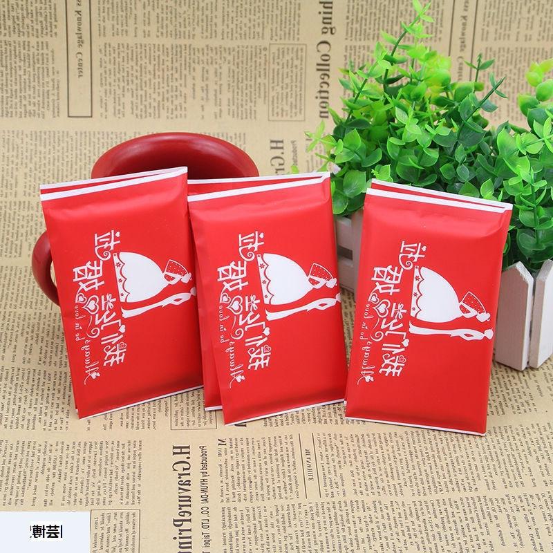 钱夹纸100包结婚喜庆婚宴小包一次性餐巾皮式婚礼抽巾批发批