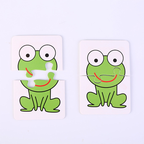 Children's Educational Matching Puzzles for 1-3 Year Olds, Alphabet Learning Cards, Early Learning Cards for Boys and Girls