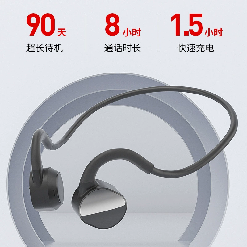 Беспроводные наушники (совместимы с Huawei Apple Xiaomi) B20/B19 — воздушная проводимость открытого типа, водонепроницаемость IPX6, шейный обод