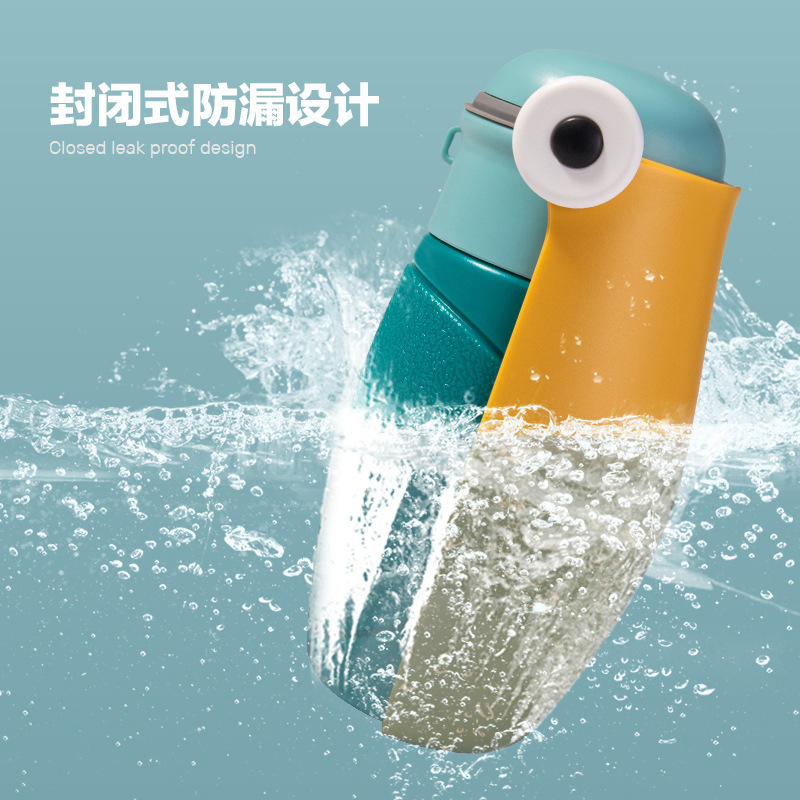 Nuevo tipo de taza de acompañamiento de mascotas hervidor de agua portátil para salir a beber agua para perros de gran capacidad de taza de agua para mascotas