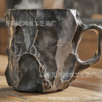 2024 Tazas de café de cristal mineral nuevas tazas de café de resina de cristal mineral nuevos productos