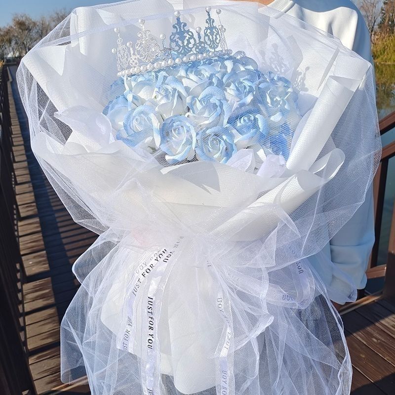 黒梅ソース バラの花束 ガールフレンドとボーイフレンドへのバレンタインデーの誕生日石鹸完成品|undefined