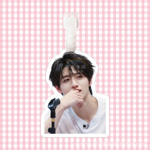 Zhu Zhixin Schoolbag Pendant Luggage Tag Travel Suitcase Accessory Cute Keychain Chain Accessories Same as TF Family Generation 3