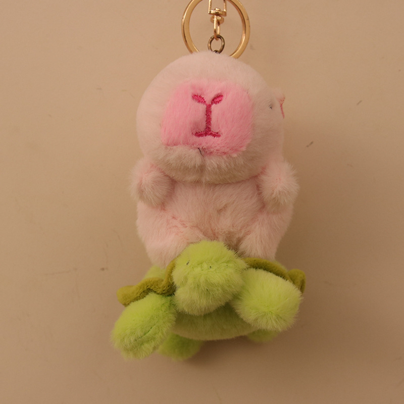 Nueva línea de tracción Kapibala muñeca peluche cachorro capibara gran ganso Kapibala muñeca bolso colgante