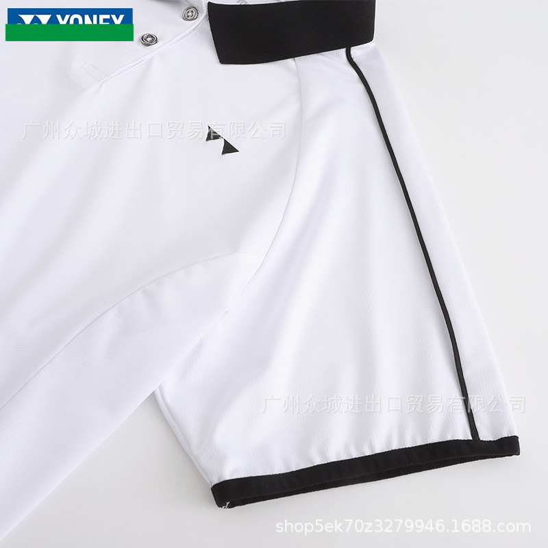2025新款尤尼羽毛球服女款夏季运动Polo衫网球服速干短袖比赛套装|undefined