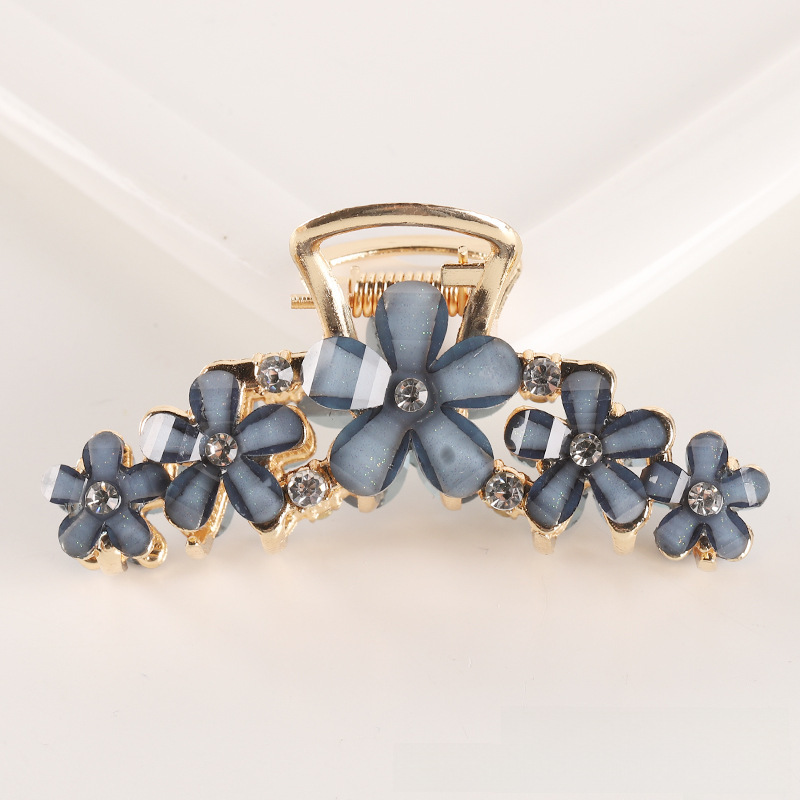 Accessori per capelli in stile coreano, lingotto di cristallo, fermaglio per capelli, lega elettrolitica, forcina per capelli, forcina per capelli, Internet, celebrità, elegante, ragazza dei fiori, tutto abbinato, Gr_voghion.com