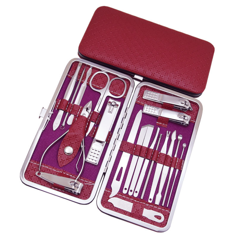 Nail clipper set Nailcutter regalos 19 piezas set Beauty set Nailcutter set