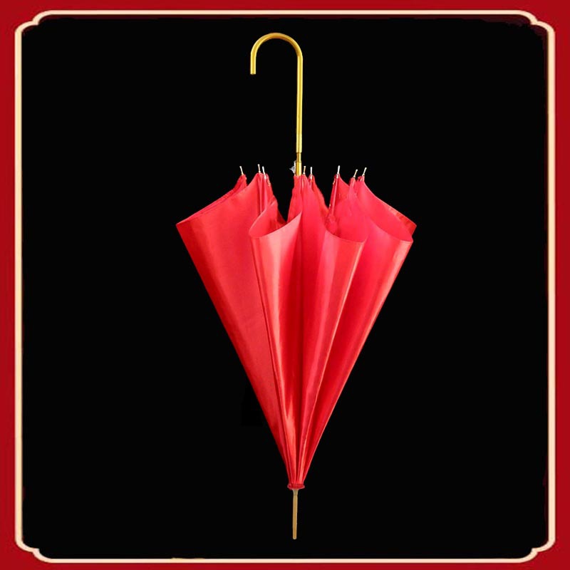 Boda paraguas rojo paraguas de la boda festivo boda novia paraguas simple mango largo estilo antiguo boda chino paraguas rojo paraguas de la boda