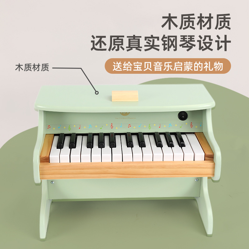 Juguetes de madera de piano para niños Regalos para bebés y niñas