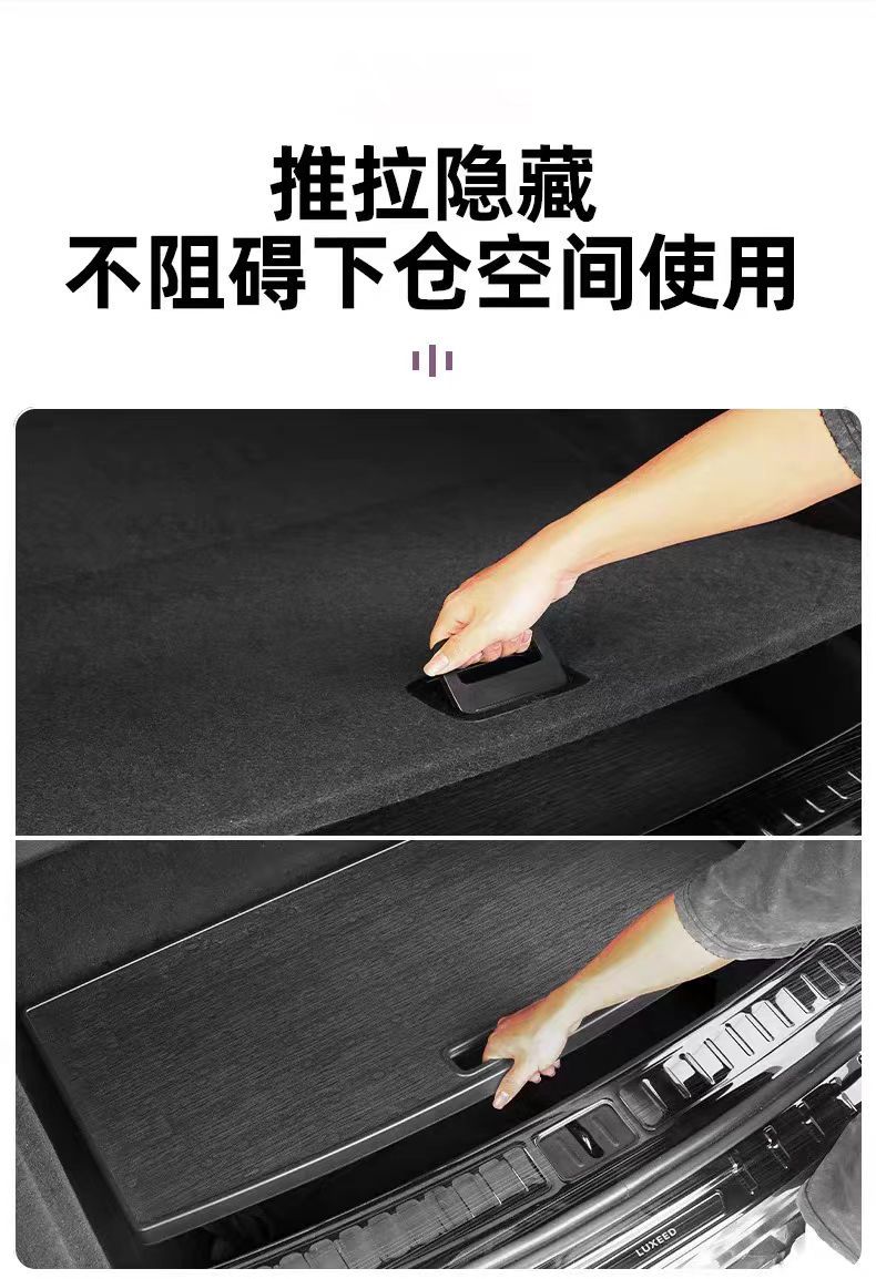 Ledao L60 Trunk Small Folding Table Outdoor Camping Tailbox Picnic Table and Chairs Car Interior Accessories