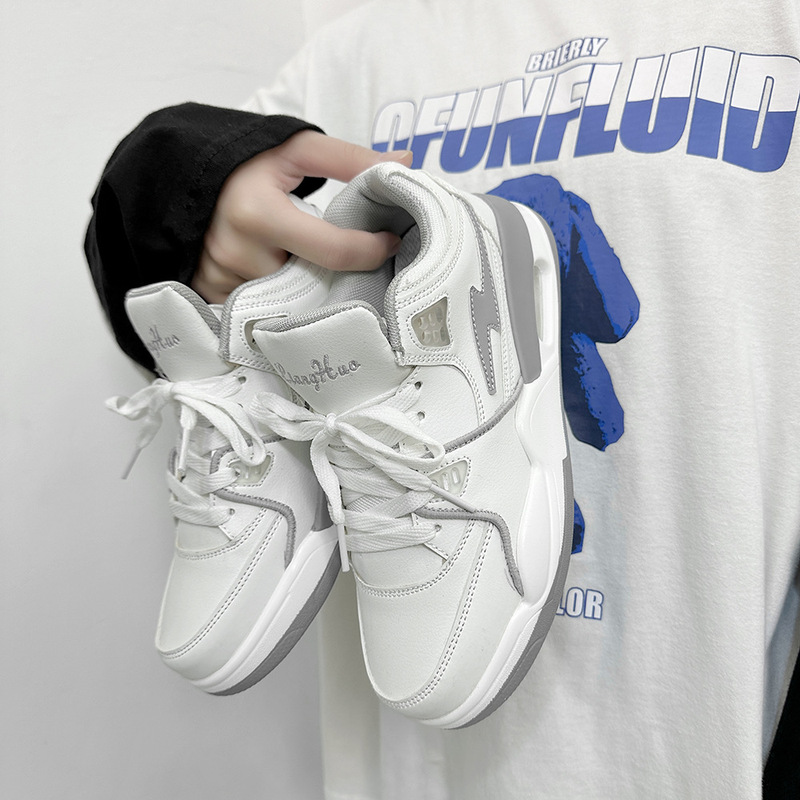 Air Cushion Basketball Shoes Women's 2024 Spring New All-Match Instagram Popular Star Shoes White Sports Sneakers for Men Air Cushion Basketball Shoes Women's 2024 Spring New All-Match Instagram Popular Star Shoes White Sports Sneakers for Men